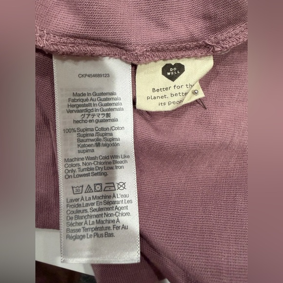 Madewell Mauve Pink Women's Pullover 100% Cotton Sweatshirt size M - Picture 4 of 5